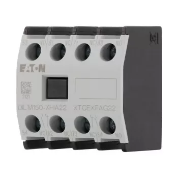 Eaton DILM150-XHIA22 palīgkontaktu bloks, 2NO+2NC, priekšējā montāža, skrūvju spailes 283464