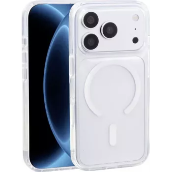Renkforce iPhone 18 Pro aizmugures vāciņš, caurspīdīgs, MagSafe savietojams, induktīvā uzlāde RF-7576222