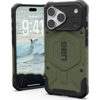 UAG Urban Armor Gear Pathfinder MagSafe apvalks Apple iPhone 18 Pro/17 Pro - Olive Drab 114583117272