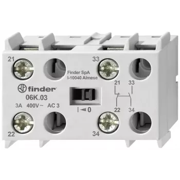 Finder palīgkontaktu modulis 6K.04 sērijas monitoringa relejiem (06K.03)