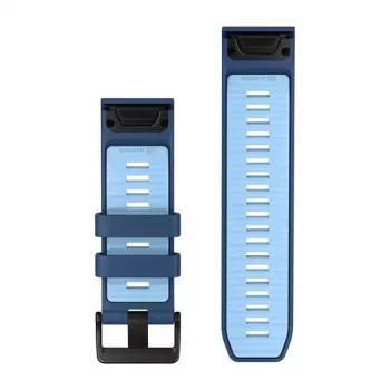 Garmin QuickFit 26 mm silikona pulksteņa siksniņa - Tidal Blue/Ice Blue 010-14508-00