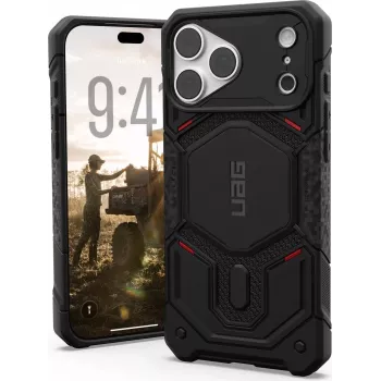 UAG Urban Armor Gear Monarch Pro MagSafe apvalks Apple iPhone 18 Pro Max/17 Pro Max - Kevlar melns 114568113940