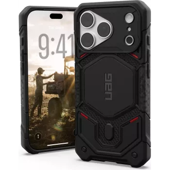 UAG Urban Armor Gear Monarch Pro MagSafe vāks Apple iPhone 18 Pro/17 Pro - Kevlar melns 114569113940