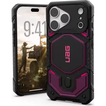 UAG Urban Armor Gear Monarch Pro MagSafe apvalks Limited SYNTH Edition Apple iPhone 18 Pro/17 Pro Deep Purple 114569114I4I