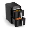 TEFAL Double Basket Airfryer EY7528E0 Easy Fry Crispy Stack, 2700 W, 6 L + 4 L, melns