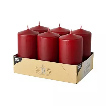 PAPSTAR staba svece 11,5 cm Bordo