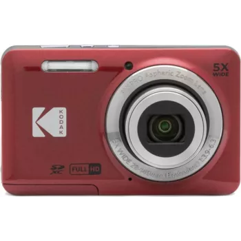 Kodak PIXPRO FZ55 sarkans kompaktais fotoaparāts FZ55RD