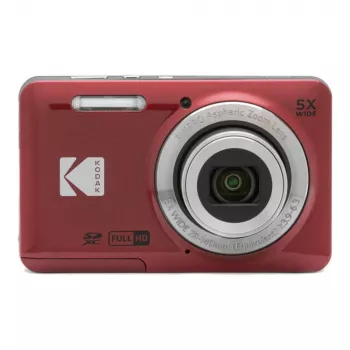 Kodak PIXPRO FZ55 sarkans kompaktais fotoaparāts FZ55RD