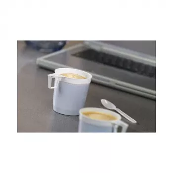 STARPAK vienreizlietojamie papīra kafijas krūzes 250 ml baltas 80 mm (50 gab. iepakojums)