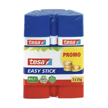 tesa EASY STICK ecoLOGO — 3 × 25 g — Līmes zīmuļi