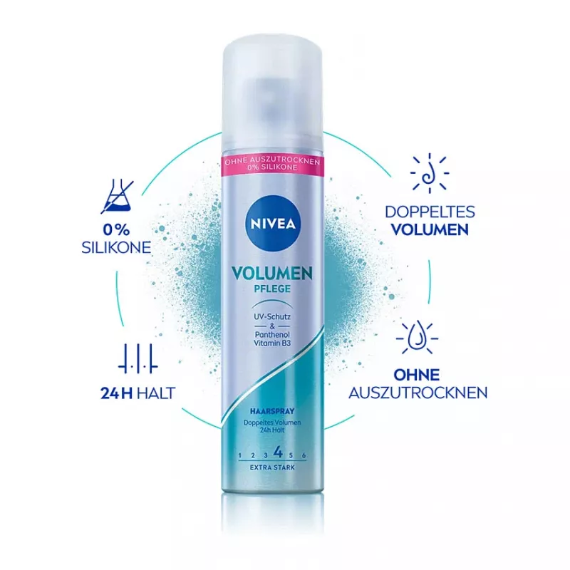 NIVEA VOLUME & HOLD matu ieveidošanas aerosols 75 ml