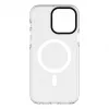 Evelatus Apple iPhone 15 Pro Max PC+TPU apvalks ar MagSafe - caurspīdīgs ar ziedu apdruku