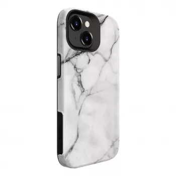 Evelatus Apple iPhone 15 Plus Armor vāciņš TPU+PC Marmora balts
