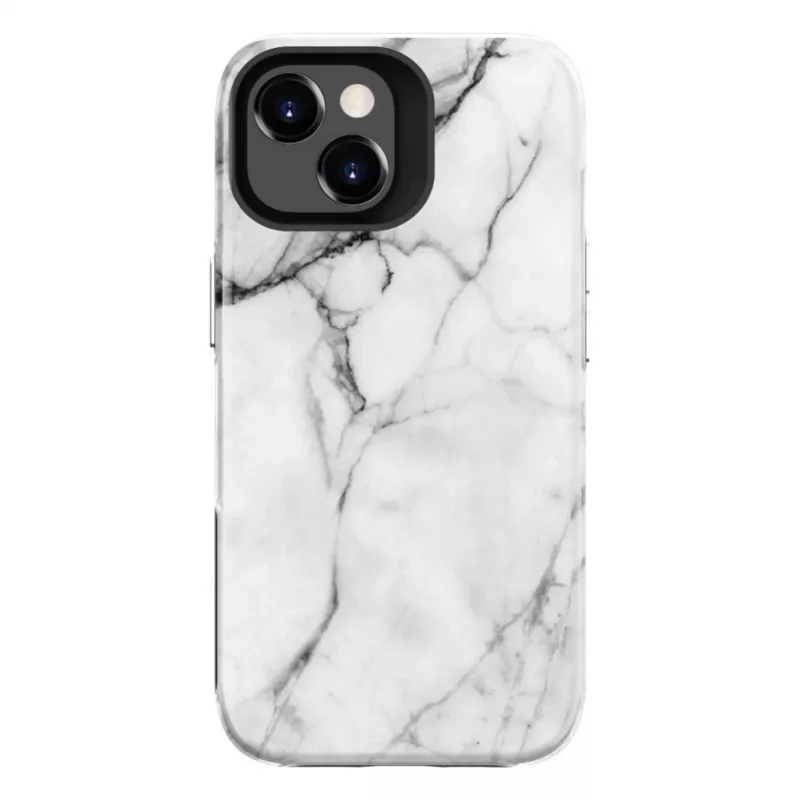 Evelatus Apple iPhone 15 Plus Armor vāciņš TPU+PC Marmora balts