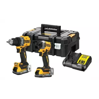 DEWALT 18V XR DCD800 DCF850 divu instrumentu komplekts ar 2x 1,7Ah Powerstack akumulatoriem
