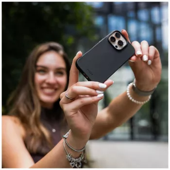 Fixed ReStory aizmugures vāciņš Apple iPhone 16e, TPU, melns