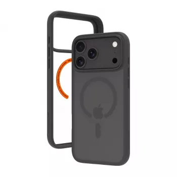 DBRAMANTE1928 Grenen Ultra D3O MagSafe iPhone 18 Pro Max / 17 Pro Max vāciņš - melns