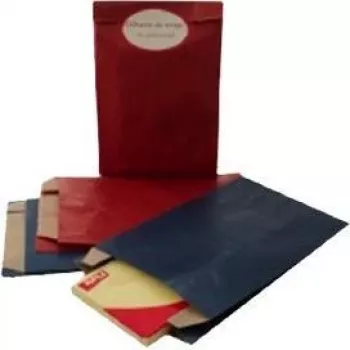 AGIPA sarkans kraftpapīra dāvanu maisiņš 180 x 350 mm, 50 gsm, 1 gabals 101652