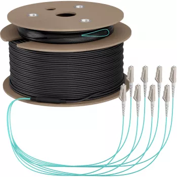 EFB Elektronik maģistrālais kabelis U-DQ ZN BH OM3 8G 1x8 LC-LC 80m Dca LSZH O8322S80OM3