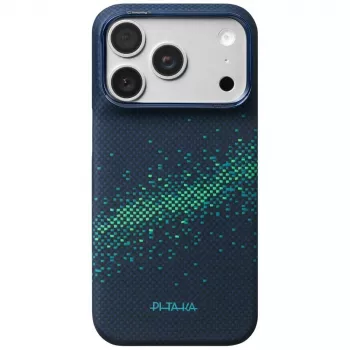 PITAKA Edge Milky Way Galaxy 2.0 vāciņš iPhone 18 Pro / 17 Pro - Nearfield Blue