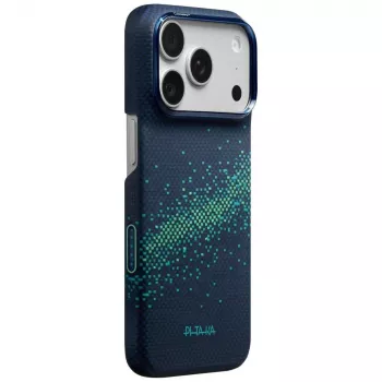 PITAKA Edge Milky Way Galaxy 2.0 vāciņš iPhone 18 Pro / 17 Pro - Nearfield Blue