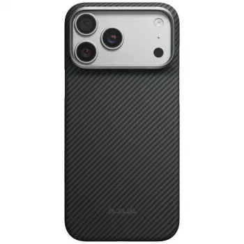 PITAKA Edge Case iPhone 18 Pro Max / 17 Pro Max - melni pelēks