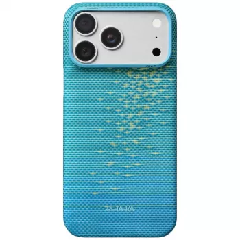 PITAKA Edge Case MagSafe vāciņš iPhone 18 Pro Max / 17 Pro Max - Lucid Blue
