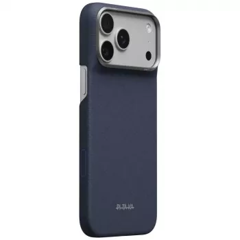 PITAKA Edge Case PTKWeaving-Sapphire MagSafe iPhone 18 Pro Max / 17 Pro Max zilam