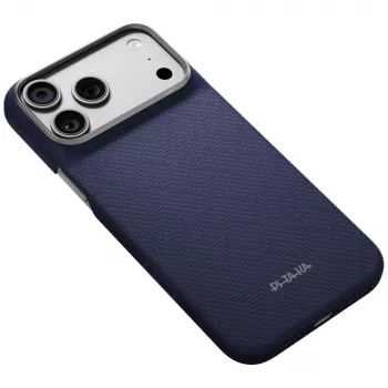 PITAKA Edge Case PTKWeaving-Sapphire MagSafe iPhone 18 Pro Max / 17 Pro Max zilam