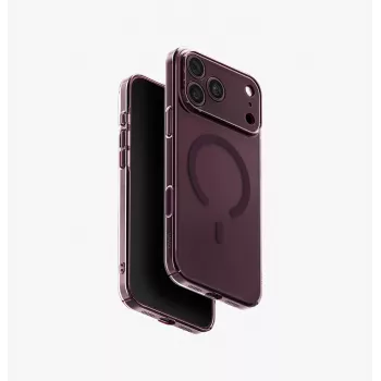 UNIQ Airsuit MagClick uzlādes apvalks iPhone 18 Pro Max / 17 Pro Max - bordo