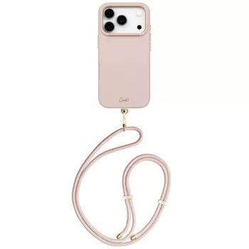 UNIQ Coehl Mirelle magnētiskais uzlādes maciņš iPhone 17 Pro - rozā