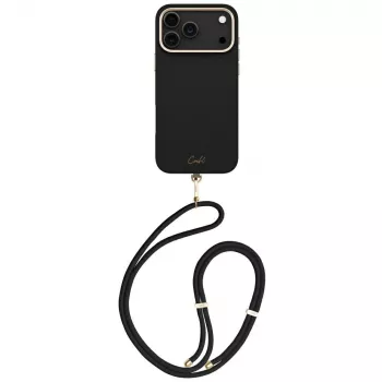 UNIQ Coehl Mirelle Magnētiskā Uzlādes Maciņa iPhone 17 Pro Max - Ebony