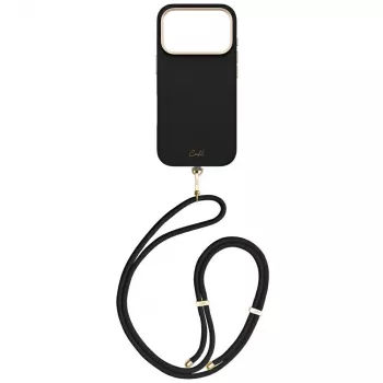 UNIQ Coehl Mirelle magnētiskā uzlādes futrālis iPhone 17 Pro, Ebony