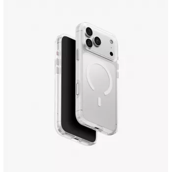 UNIQ Clario Magclick Charging caurspīdīgais vāciņš iPhone 18 Pro Max / 17 Pro Max