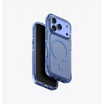 UNIQ Combat Magclick uzlādes futrālis iPhone 18 Pro / 17 Pro - zils
