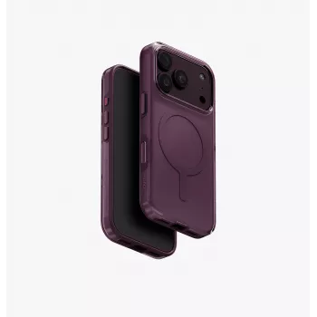 UNIQ Clario Eco Magclick uzlādes vāciņš iPhone 18 Pro/17 Pro - violets