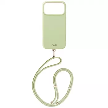 UNIQ Coehl Mirelle MagSafe vāciņš iPhone 17 Pro Max - zaļš ar ziedu rakstu