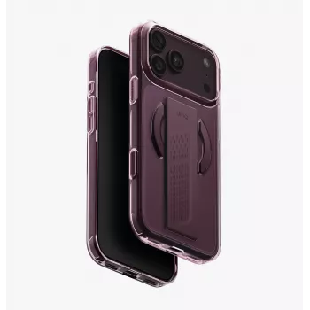 UNIQ Heldro Air MagClick uzlādes apvalks iPhone 18 Pro Max / 17 Pro Max - Burgundy