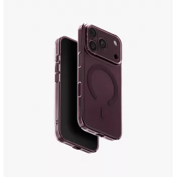 UNIQ Airsuit MagClick uzlādes maciņš iPhone 18 Pro / 17 Pro - Burgundy