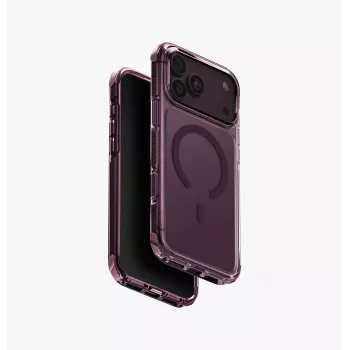 UNIQ Combat MagClick uzlādes maciņš iPhone 18 Pro Max / 17 Pro Max - bordo