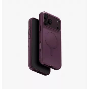 UNIQ Clario Magclick uzlādes Eco apvalks iPhone 18 Pro Max / 17 Pro Max - purpura