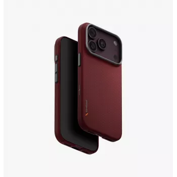 UNIQ Keva EDGE MagClick uzlādes futrālis iPhone 18 Pro / 17 Pro - melns