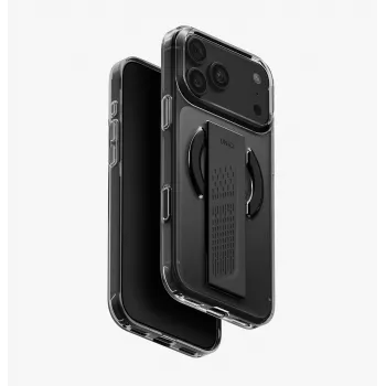 UNIQ Heldro Air iPhone 18 Pro Max / 17 Pro Max Magclick uzlādes vāciņš Tinted Smoke