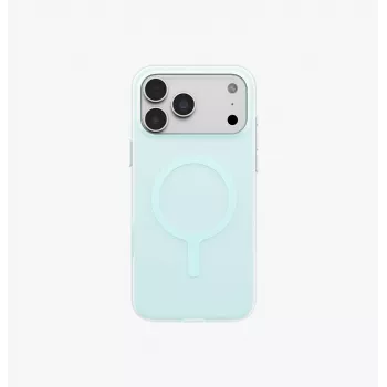 UNIQ Clario MagClick uzlādes Eco apvalks iPhone 18 Pro Max / 17 Pro Max - piparmētru zaļš