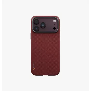 UNIQ Keva Edge Magclick uzlādes vāciņš iPhone 18 Pro Max / 17 Pro Max - Sarkans