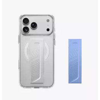 UNIQ Heldro Air MagClick lādēšanas vāciņš iPhone 18 Pro Max / 17 Pro Max - caurspīdīgs