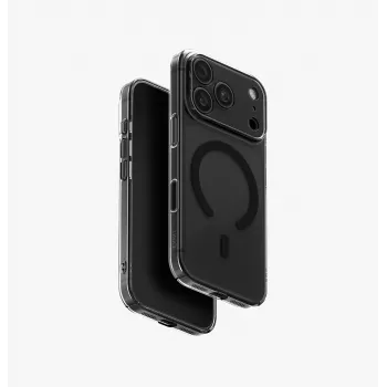 UNIQ Airsuit MagClick uzlādes apvalks iPhone 18 Pro / 17 Pro - melns
