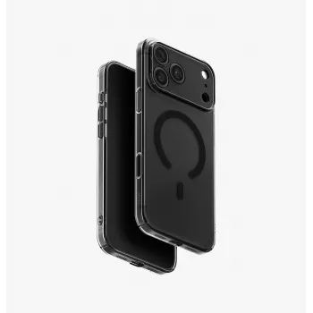 UNIQ Airsuit MagClick uzlādes futrālis iPhone 18 Pro Max / 17 Pro Max - melns