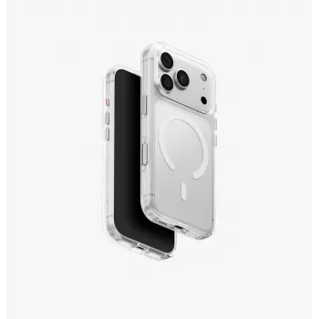 UNIQ Clario Magclick uzlādes caurspīdīgais vāciņš iPhone 18 Pro / 17 Pro