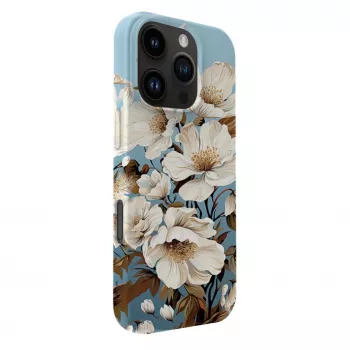 Evelatus iPhone 16 Pro Max Slim Shell apvalks ar MagSafe - Flower Blue